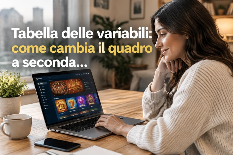 Tabella delle variabili: come cambia il quadro a seconda di cosa cerchi